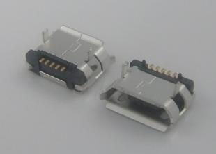 Micro USB 5Pin B型插板有柱连接器 电子元器件的经典之选