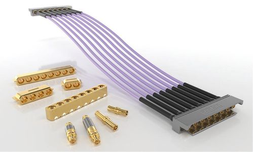 Samtec连接器产品展示 联动式SMPM新型高密度推入式射频解决方案